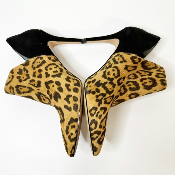 Enzo Angiolini Reatha Leopard Print Stiletto Booties - Picture 5 of 11